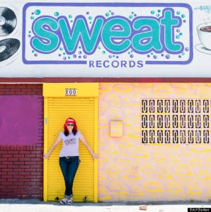 Sweat Records - record store and vegan coffee shop.